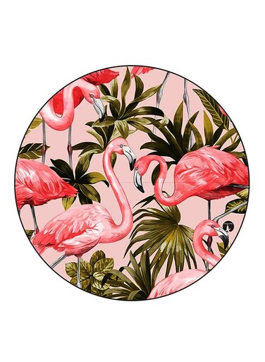 Flamingo Printed Fridge Magnet Multicolour