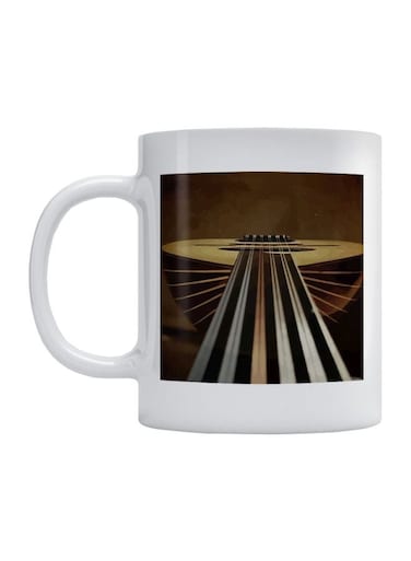 Oud Printed Mug White/Brown 350ml