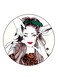 Woman Printed Fridge Magnet Multicolour