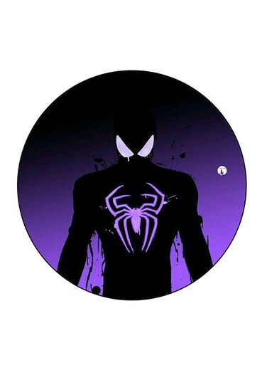Spider Man Printed Fridge Magnet Multicolour 5.5 x 5.5cm