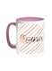 Happy Mother's Day Printed Coffee Mug Pink/White 11ounce