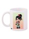 Vanellope Von Schweetz Printed Coffee Mug White/Green/Black 11ounce