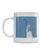 Street Light Printed Mug White/Black/Blue