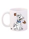 Dalmatian Dog Printed Coffee Mug White/Black/Brown 11ounce