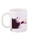 Girl Printed Coffee Mug White/Beige/Black 11ounce