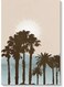 Sunrise Themed Wall Painting Beige/Blue/Black 40x60cm