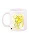Sonic Video Game Printed Coffee Mug White/Yellow