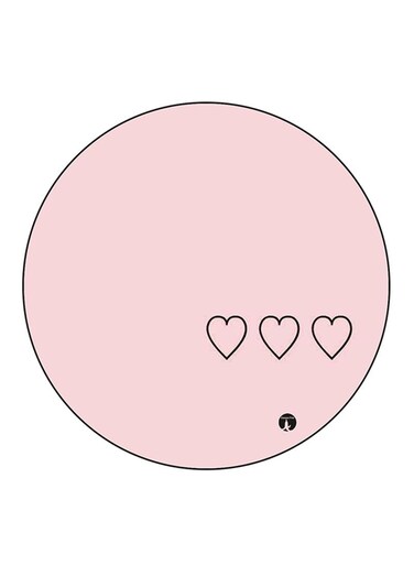 Hearts Printed Fridge Magnet Multicolour