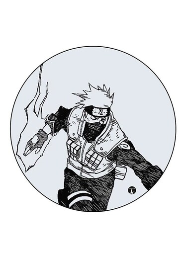 Anime Naruto Printed Fridge Magnet Multicolour