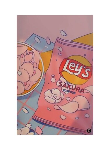 Printed Fridge Magnet Multicolour 8.5x0.4x5.5cm