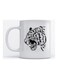 Mug Tiger for Coffee and Tea White 350ml