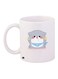 Printed Coffee Mug White/Grey/Blue