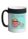 Good Morning Printed Colour Changing Coffee Mug Black 11ounce