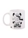 Supernatural Printed Mug White/Black 12ounce