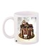 Cake Printed Coffee Mug White/Brown/Grey 11ounce