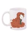 Princess Printed Coffee Mug White/Brown/Green 11ounce