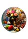 Vintage Art Printed Fridge Magnet Multicolour