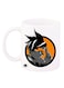 The Video Game Overwatch Design Mug White/Orange/Black 12ounce