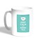 Keep Calm And Drink Tea Printed Coffee Mug, White 11 Ounce