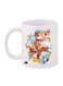 Super Mario Printed Mug White/Brown/Blue 12ounce