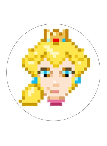 Super Mario Printed Fridge Magnet Yellow/Beige/Black