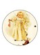 Girl Printed Fridge Magnet Round Multicolour