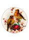 Birds Printed Fridge Magnet Round Multicolour