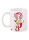 Cartoon Printed Coffee Mug White/Pink/Red 11ounce