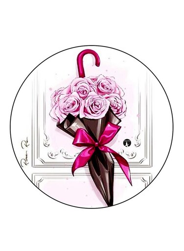 Flowers Printed Fridge Magnet Multicolour