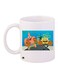 SpongeBob SquarePants Printed Coffee Mug White/Blue/Yellow 11ounce