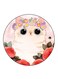 Cat Printed Fridge Magnet Multicolour