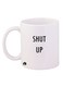 Printed Coffee Mug White/Black 12ounce