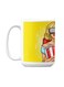 Premium Printed Ceramic Coffee Mug Multicolour 350ml