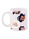 Cartoon Girl Printed Coffee Mug White/Brown/Beige