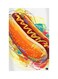 Printed Fridge Magnet Multicolour 8.5x0.4x5.5cm