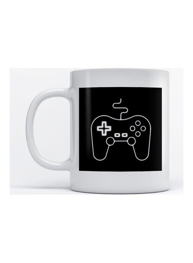 Mug PlayStation Controller by Neon Art for Coffee and Tea White