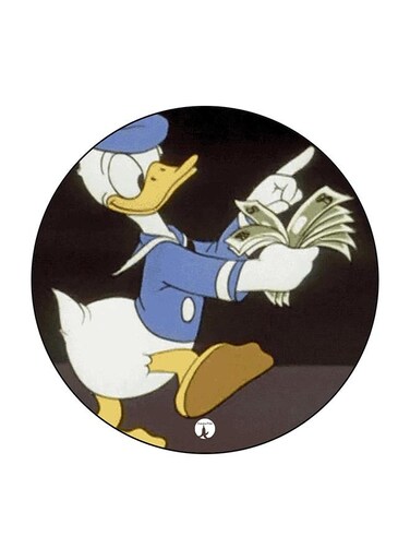 Disney Printed Fridge Magnet Multicolour 5.5 x 5.5cm