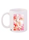 Anime Printed Coffee Mug White/Pink/Beige