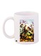 Birds Printed Coffee Mug White/Green/Brown 11ounce