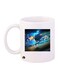 Sonic Hedgehog Printed Coffee Mug White/Blue/Black