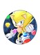 Video Game Sonic Printed Fridge Magnet Multicolour