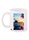 Sunrise Printed Coffee Mug White/Blue/Yellow 11ounce