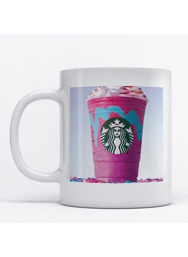 Starbucks Lovers Printed Mug White/Pink/Blue