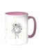 Stars And Dreams Printed Coffee Mug White/Pink 11ounce