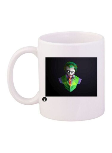 Joker Printed Coffee Mug White/Black/Green