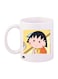 Chibi Maruko Chan Printed Mug Yellow/Black/Beige Standard Size