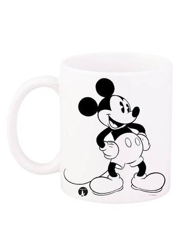 Printed Coffee Mug White/Black