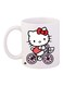 Hello Kitty Printed Coffee Mug White/Red/Black 11ounce