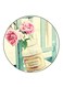 Vintage Art Printed Fridge Magnet Multicolour