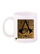 Assassin's Creed Printed Coffee Mug White/Yellow/Black